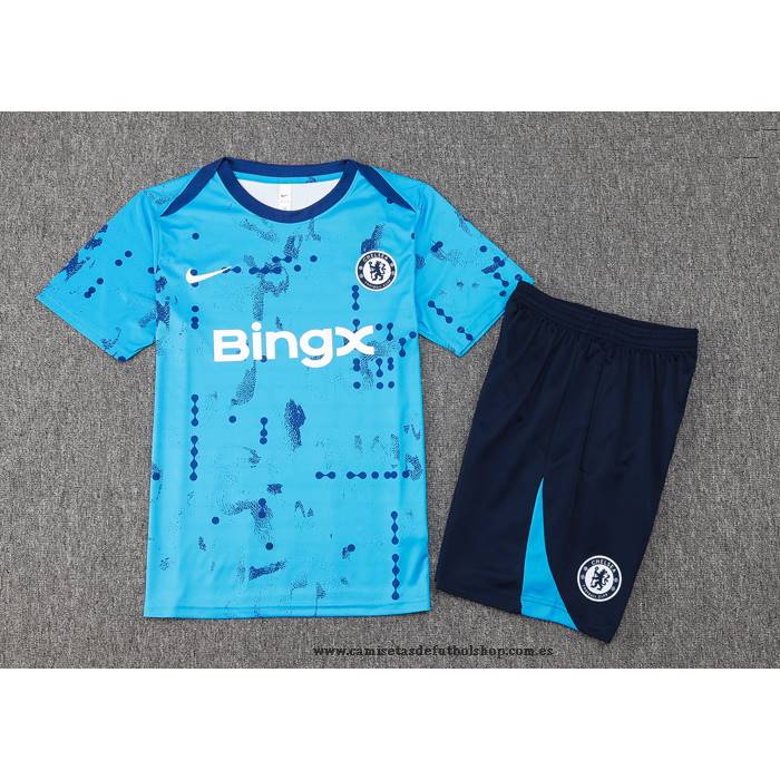 Chandal del Chelsea 24-25 Manga Corta Azul - Pantalon Corto